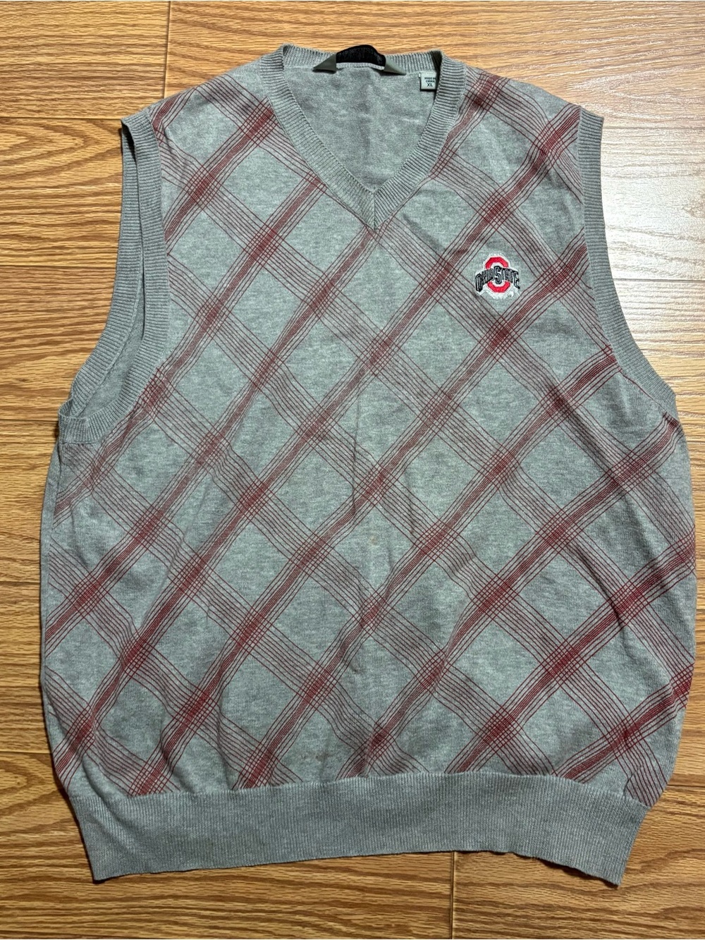 Campus Specialties Ohio State Buckeyes Sweater Vest Gray Men's Size XL Vintage